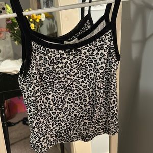Brandy Melville cheetah tank top